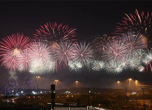 尉氏县焰火晚会